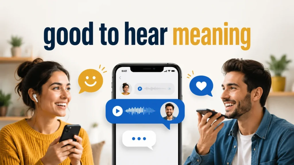 good-to-hear-meaning
