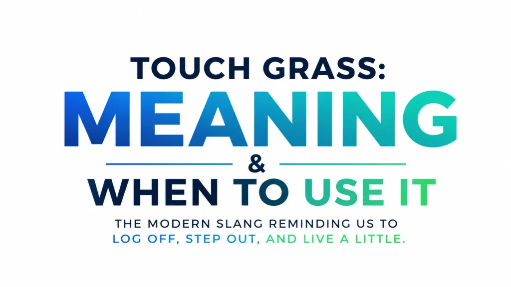 touch-grass-meaning
