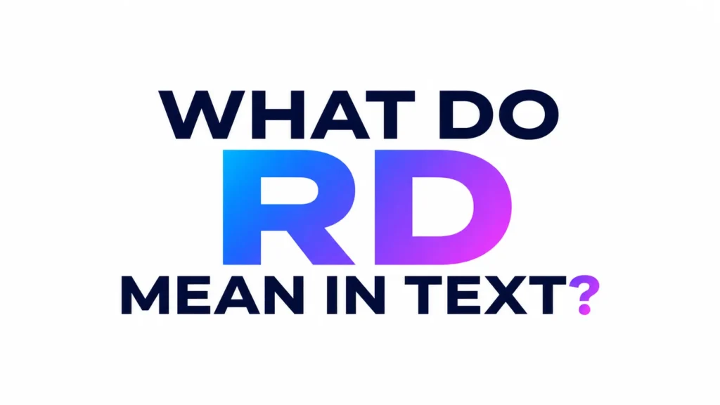 what-do-rd-mean-in-text