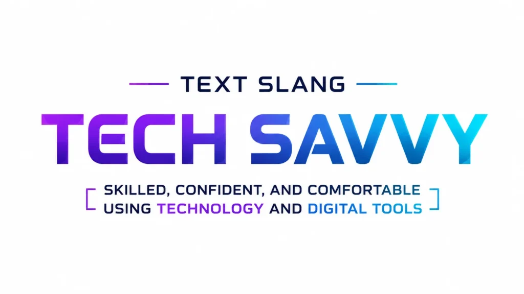 tech-savvy-meaning