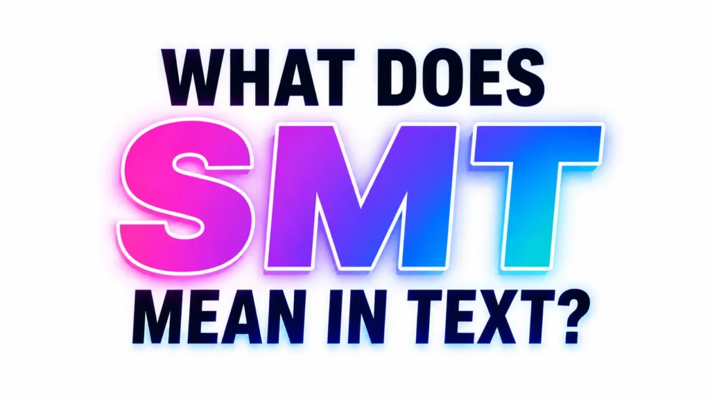 what-does-smt-mean-in-text